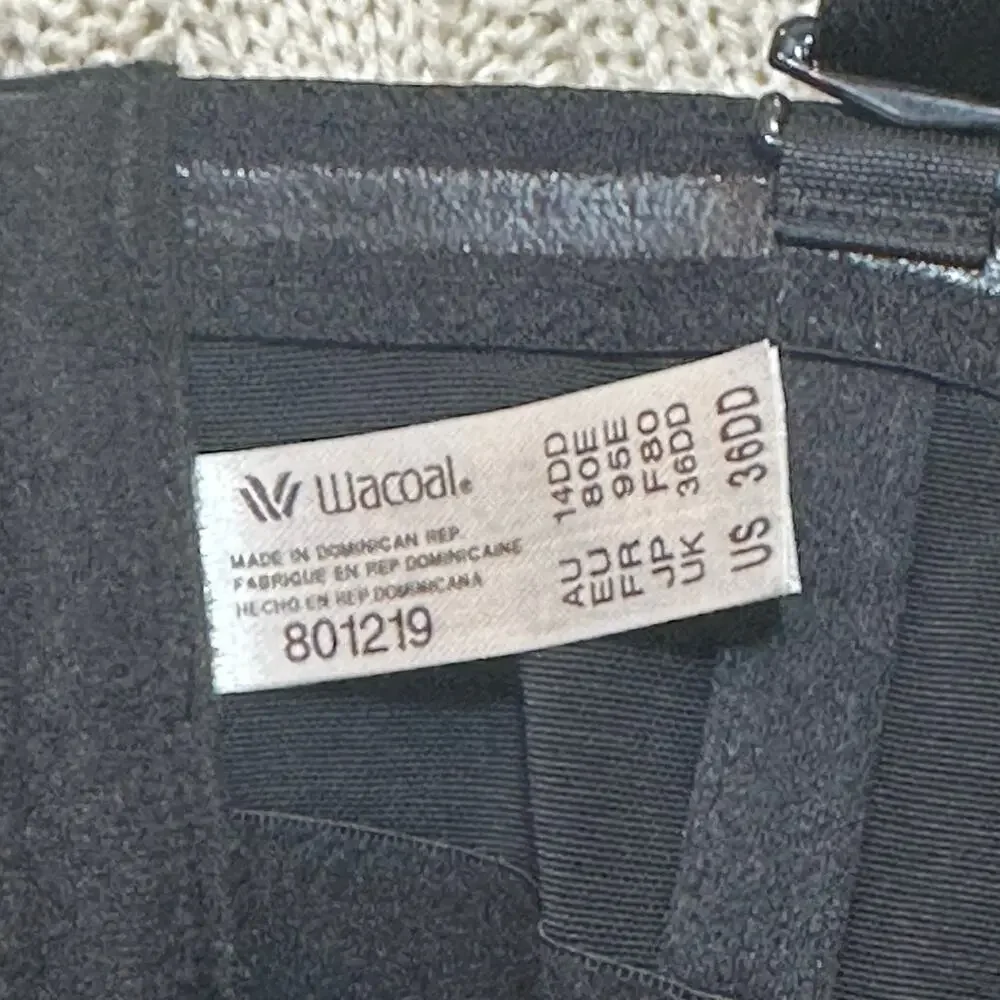 NEW Wacoal Reshape Strapless Shapewear sz 36DD Wacoal 801219 Black - Picture 4 of 10